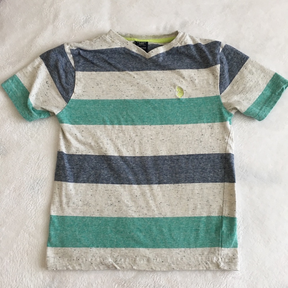U.S. Polo Assn. Boys Tee Striped